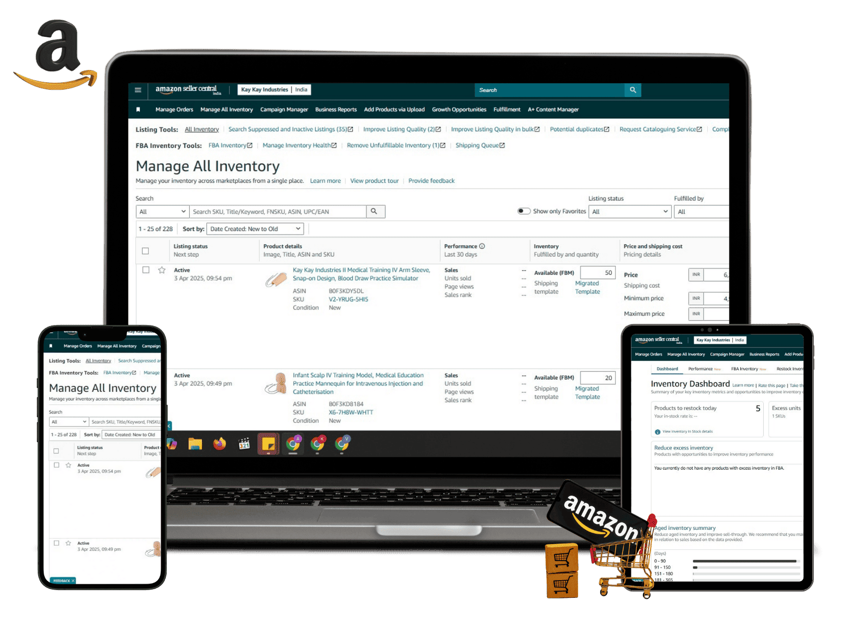 Amazon Product Listing Service